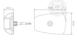 Lampes LED Compactes Puissantes Homologuées ECE Marquage E IP67 52x22x77mm Garantie 5 Ans