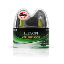 Truckjunkie Lampe Halogène H11 Jaune 24V 70W 2 Pièces