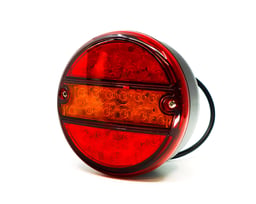 Luce Posteriore Rotonda a LED a 3 Camere 12-24V Ø139,2mm Luce Freno Direzione