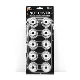 Couvre-écrous de roue en acier inoxydable 32mm Hauteur 44mm Paquet 10 Pièces MAN Mercedes Iveco DAF