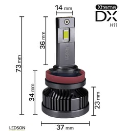 Ledson Xtreme DX Lampe de Camion LED H11