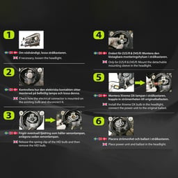 Ledson Xtreme DX Lampe de Camion LED H4