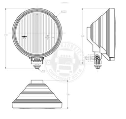 Phare SIM H1 E-Mark Sans Câblage