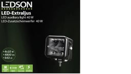 Ledson LED Fernscheinwerfer Vega S Compact 4800 Lumen 4x10W Osram 5700K IP68/IP69K