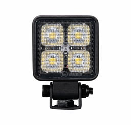 Petite Lampe de Travail 12W Faisceau Large 75° IP69K Feu de Recul ECE