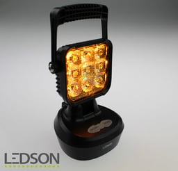 Ledson draagbare werklamp met flitsfunctie, 18W oplaadbaar