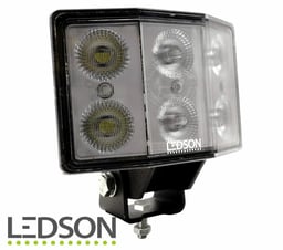 Lampe de travail Ledson Hydra 120 degrés lumière diffuse super large 5600 lumens 5700K IP68 IP69K 137x90x68mm