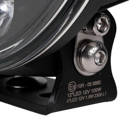 Ledson Projecteur 7 Pouces Noir Avec Feu de Position Homologué E Système Optique TIR Garantie 24 Mois