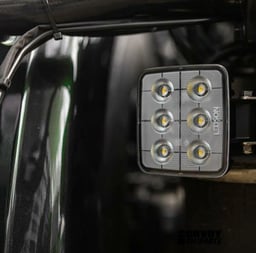 Lampe de travail LED CISPR25 4200 Lumen IP68 IP69K 107x100x48mm