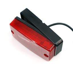 Bloc d'élévation de feu de position latéral LED Omnius ABS 126x64x21mm