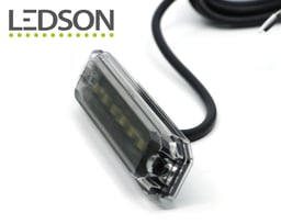 Ledson Optoline M Feu de Position Marqueur Latéral Fibre Optique Lentille Fumée 6 LED IP67 9-32V ECE R148