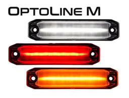 Ledson Optoline M Feu de Position Marqueur Latéral Fibre Optique Lentille Fumée 6 LED IP67 9-32V ECE R148
