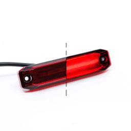 Ledson Optoline M Feu de Position Marqueur Latéral 6 LEDs Lumière à Fibre Optique IP67 9-32V ECE R148 100x24x12mm Câble 2m