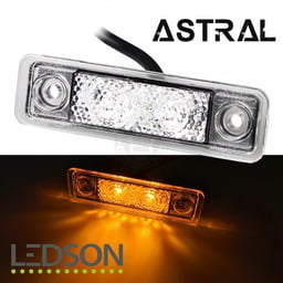 Ledson Boczne Światło Obrysowe Astral LED IP67 Wodoodporne 12V/24V 3m Kabel