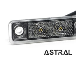 Ledson Astral Seitenmarkierungsleuchte Easy Fit Rauchglas 79x22,2x6,5 mm IP67 12V/24V