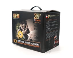 Luhmi Kit de Polissage 3 Étapes Pour Chrome Aluminium Cuivre Acier Inoxydable