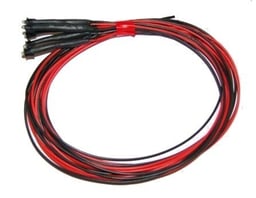 Ensemble de diodes LED 5 pièces rouge avec câble de 1 mètre pour usage intérieur