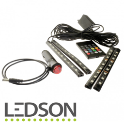 Éclairage intérieur LEDSON contrôlé par la musique 24V via allume-cigare