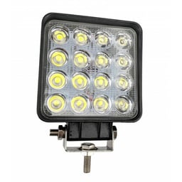 Midlight Lampada da lavoro 48W Fissaggio in acciaio inossidabile 3600 Lumen 9-60V 60° Diffusione della luce 110x110x72mm 603g