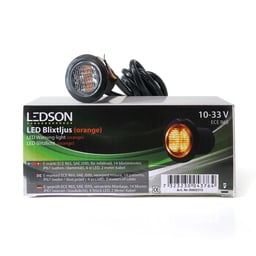 Lampe de poche LED escamotable intégrée Ø36 MM homologuée R65 14 motifs de flash