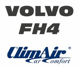 Volvo FH4 - Guides-vent pour fenêtres - Climair