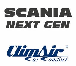 Scania NextGen Déflecteur d'air Smoke Gauche Volant - Climair