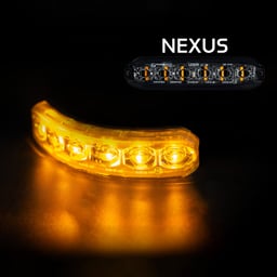 Ledson Nexus Luce di Avvertimento Flessibile 100x23x10mm 6x3W IP69K ECE R65 R10 19 Modelli di Lampeggio