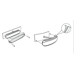 Ledson Nexus Luce di Avvertimento Flessibile 100x23x10mm 6x3W IP69K ECE R65 R10 19 Modelli di Lampeggio
