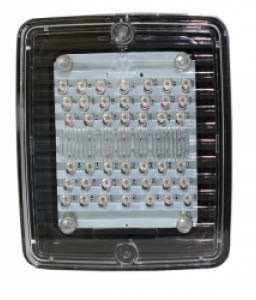 Feux arrière de camion 24V 130x110x45mm avec câble de 2,5m adaptés pour boîtier Hella/Ledon