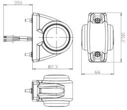 6521004 Multivolt 12-24 Volt 193x166x66mm