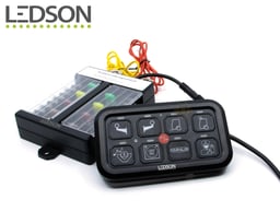 Ledson Commander Gen2 Relais-Steuerpanel, 8 Ausgänge, Bluetooth-/App-Steuerung/RGB