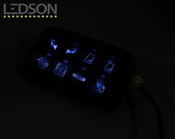 Ledson Commander Gen2 Relais-Steuerpanel, 8 Ausgänge, Bluetooth-/App-Steuerung/RGB