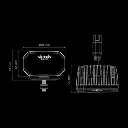 Lampe de travail STRANDS FOR9T Anti-éblouissement 31W