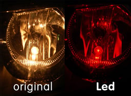 Ledson T4W BA9s ROSSO