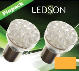 Illuminazione a LED Camion 24V Luce Lampeggiante Arancione P21W BA15s 20W 320 Gradi