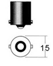Illuminazione a LED Camion 24V Luce Lampeggiante Arancione P21W BA15s 20W 320 Gradi