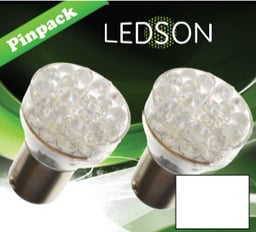 Ledson Ampoule LED P21/5W BAY15d 24V Effet Xénon