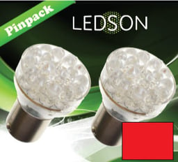 Ledson LED-Lampe P21/5W BAY15d 24V Rot