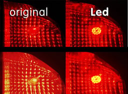 Ledson LED-Lampe P21/5W BAY15d 24V Rot