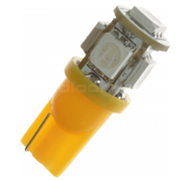 Lampade a LED Camion 24V W5W W21X95D 5050 SMD Giallo Arancione