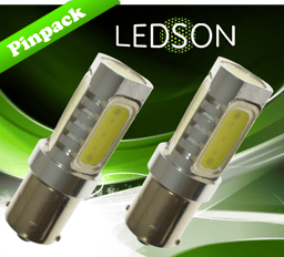 Ledson Lampadina LED P21W BA15s 24V Bianco Xenon