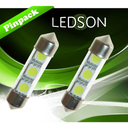 Ledson LED Rörlampa 36mm Xenon Vit 6000K 24V