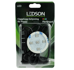 Désodorisant Ledson Poppy Led Air RGB 12-30V Prise Allume-cigare 1,5m Garantie 12 Mois