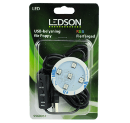 Ledson Poppy Led Profumatore d'Aria Illuminazione RGB 12-24V USB 1.5m