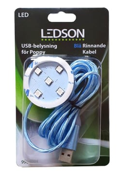 Ledson Poppy LED Bleu 10-40V USB 2m Câble Lumineux Dynamique Garantie 12 Mois