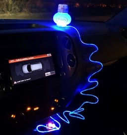 Ledson Poppy LED Bleu 10-40V USB 2m Câble Lumineux Dynamique Garantie 12 Mois