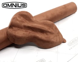 Matériau adhésif Omnius aspect Alcantara Choco 142cm