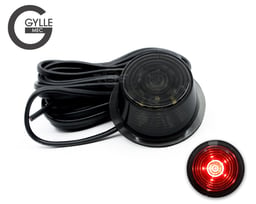 Gylle Feu De Gabarit Latéral 6 LED Rouge Verre Fumé 10‑30V