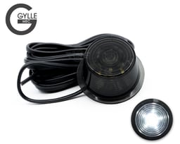 Gylle Feu De Gabarit Latéral 6 LED Blanc Verre Fumé 10‑30V