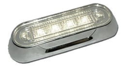 Cadre de Montage en Surface AEB pour Feu de Position Latéral Chrome